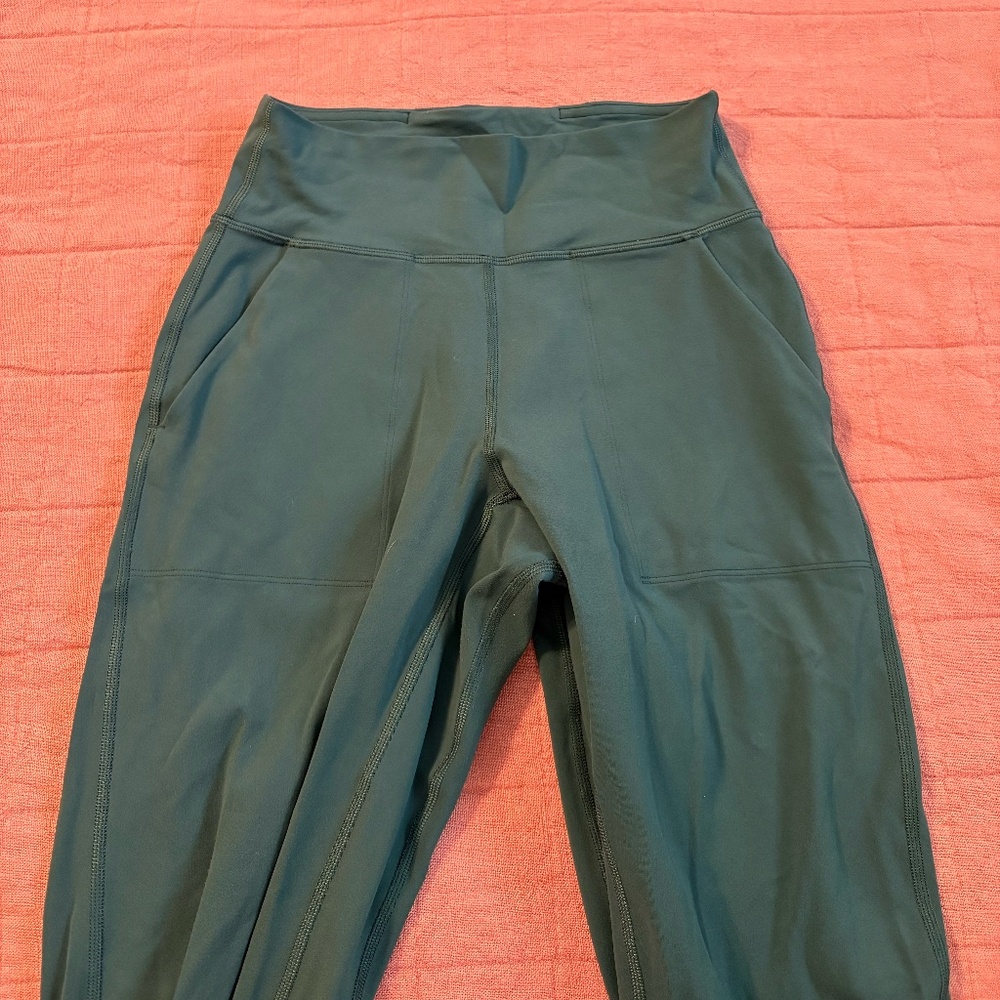 LULULEMON joggers, blue/green // womens size 4